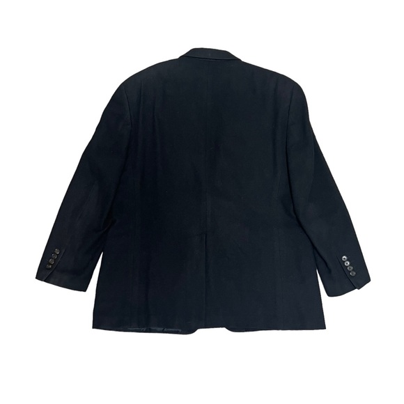 Ralph Ralph Lauren Loro Piana Jacket Men’s 44R Camel Hair Suit Coat Italy Black - Picture 3 of 11